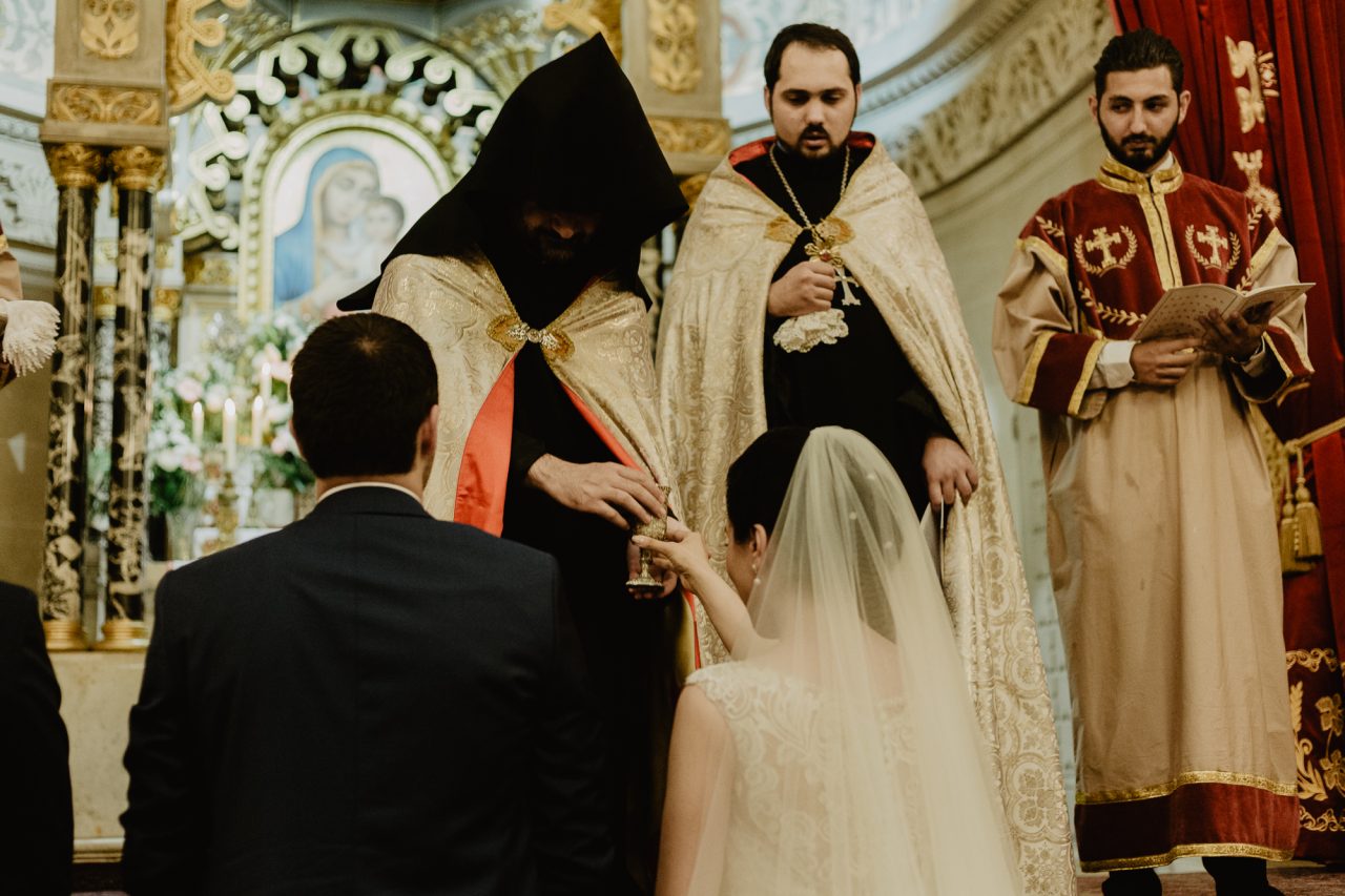 Cathédrale apostolique arménienne Religieuse reportage photo mariage