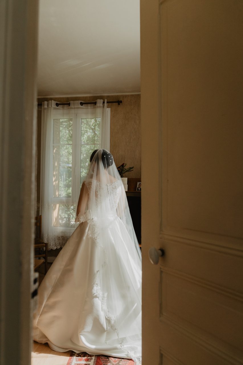 robe de mariée paris - photo reportage mariage