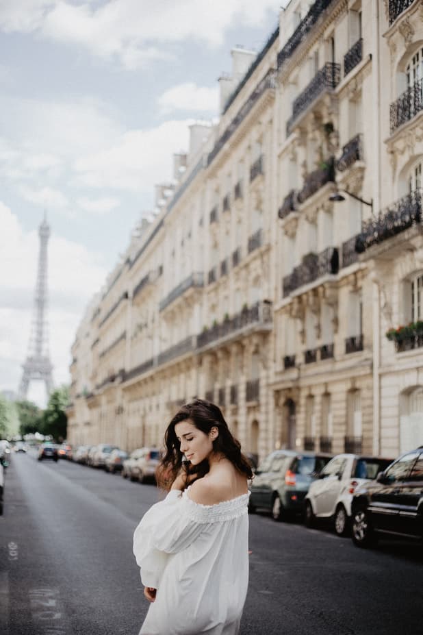 Portrait photography Eiffel Tower katie one ketevan