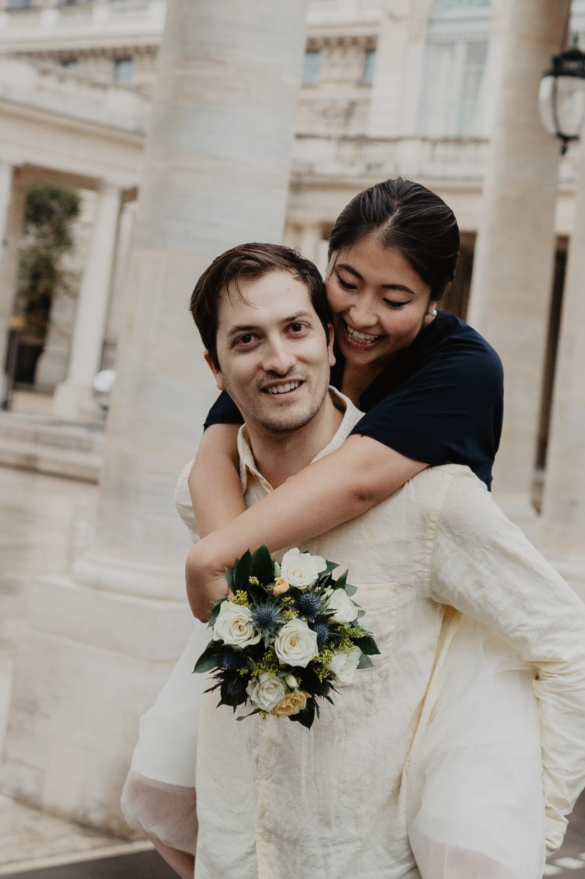 Couple Photography Palais Royal Paris