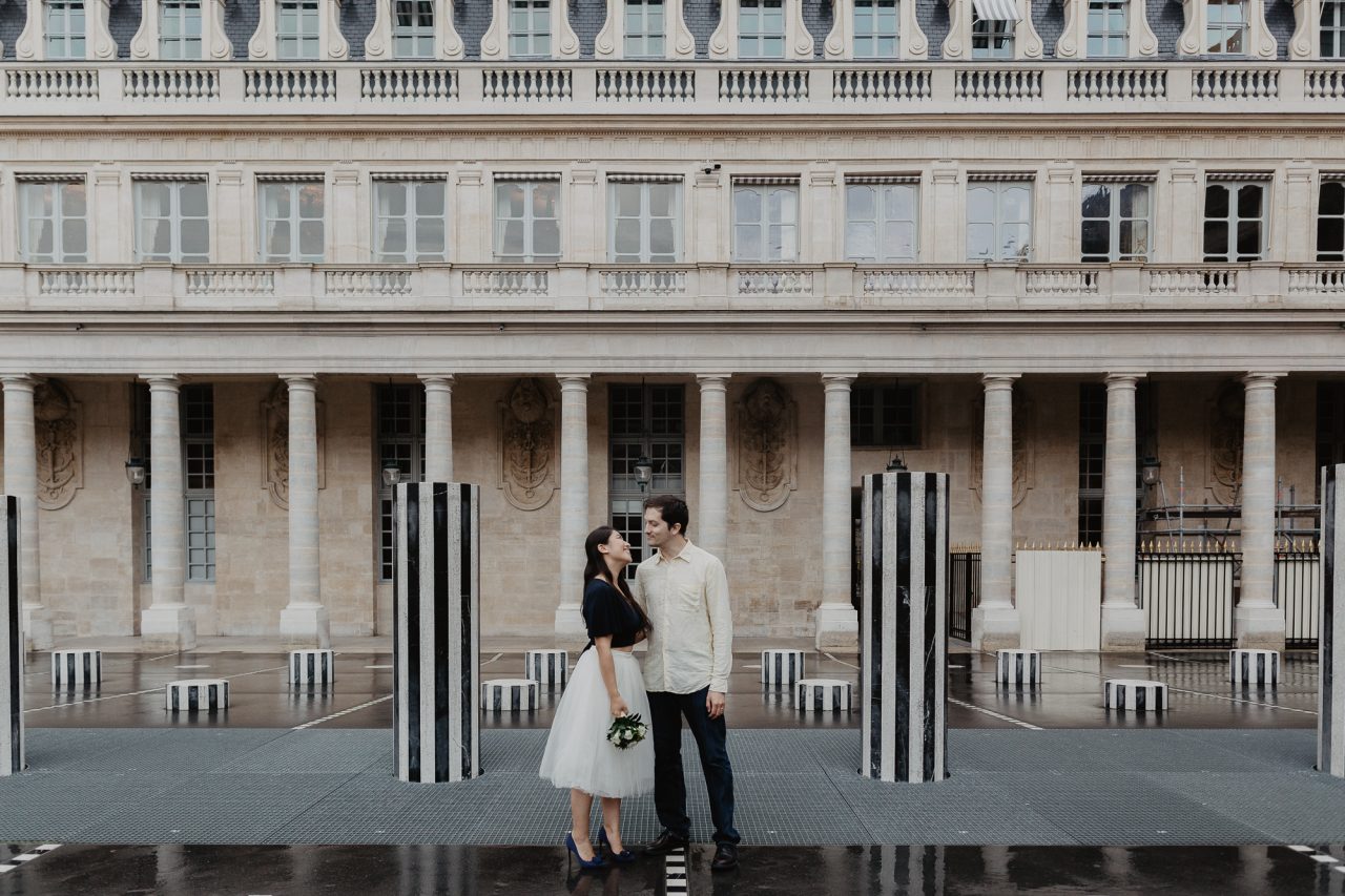 Couple Photography Palais Royal Paris