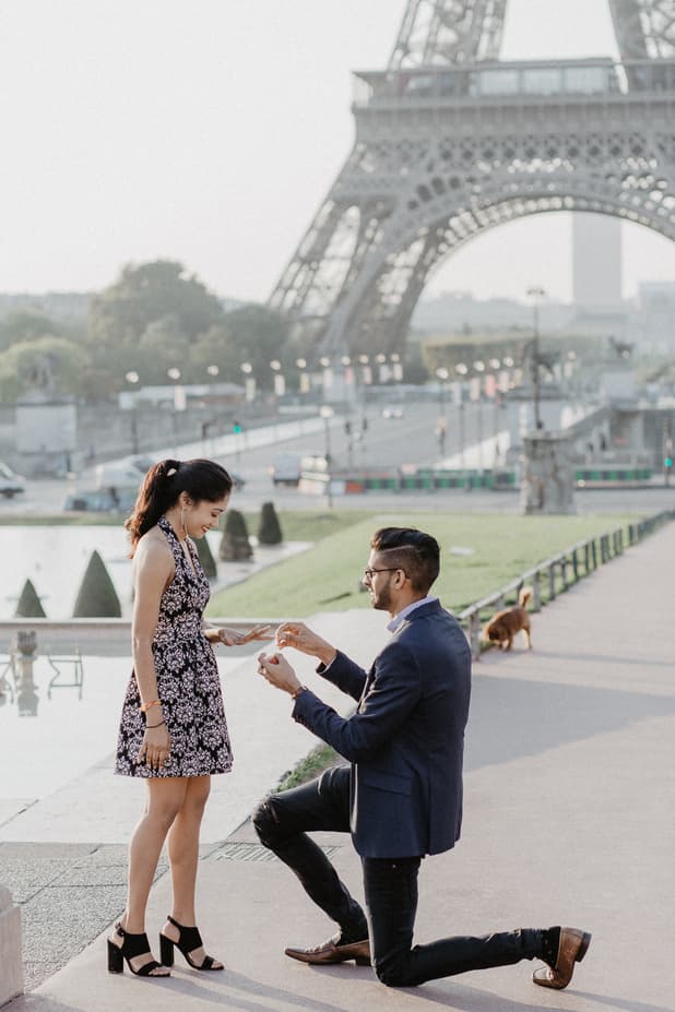 surprise proposal photography paris