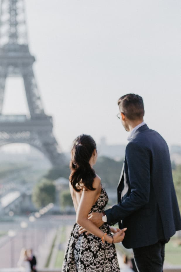 Surprise proposal Paris photographer