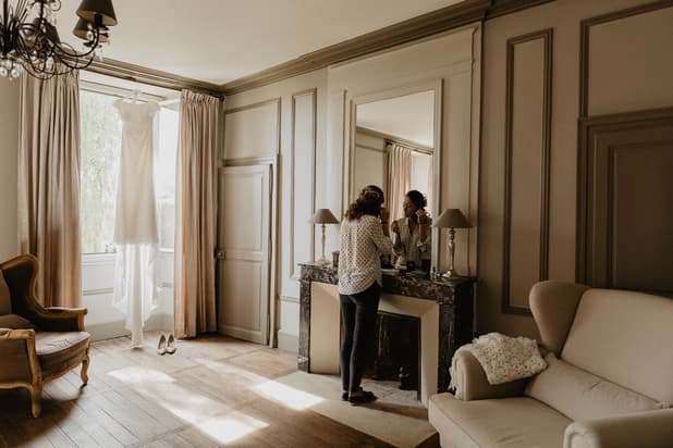 Mariage preparation Chateau de Planchevienne
