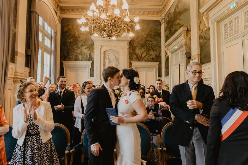 mariage marie 16e photo civil ceremonie