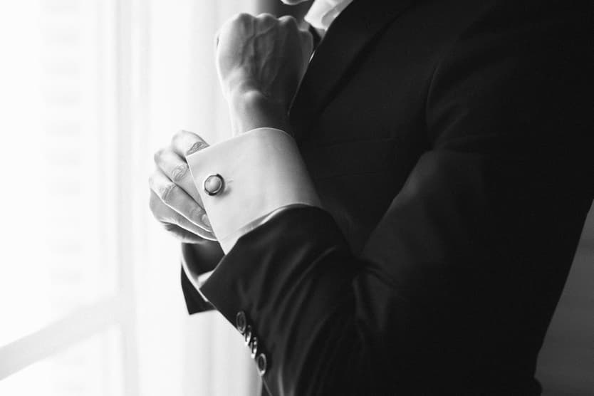 Bruce Fields suit wedding