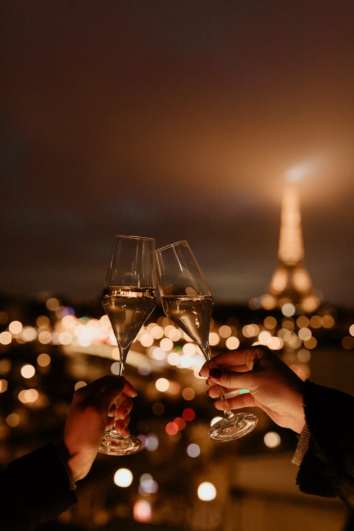 paris wedding night photography eiffel tower