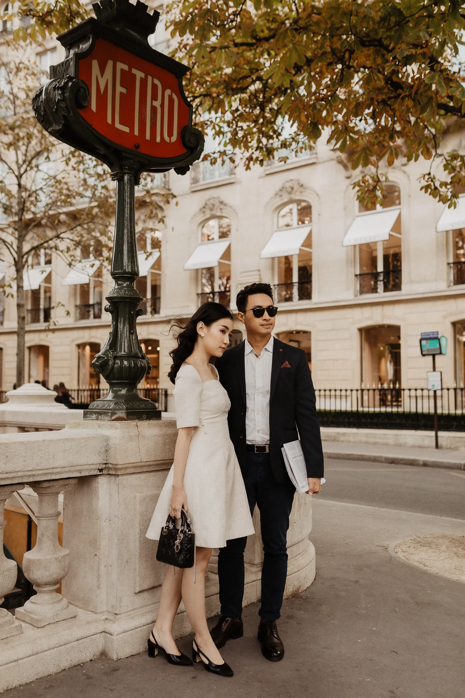 engagement photoshoot paris dress LaDivine CK2141 Long Formal Metallic Evening Dress – The Dress Outlet