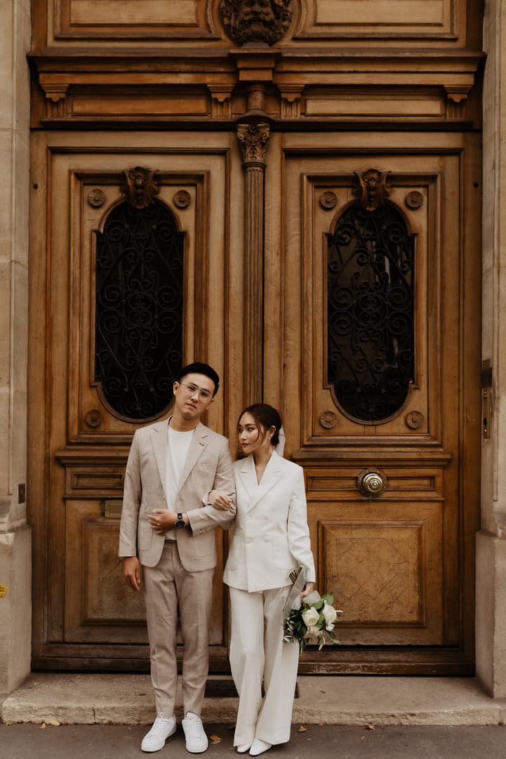 Paris Engagement Couple photos