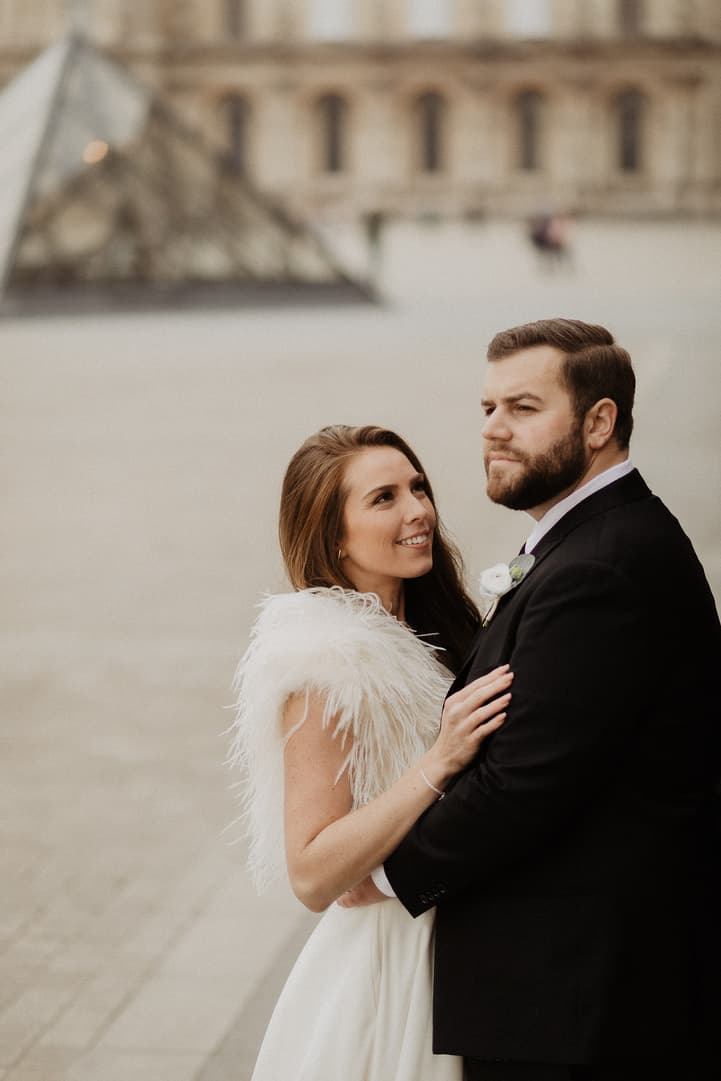 Paris Elopement Louvre