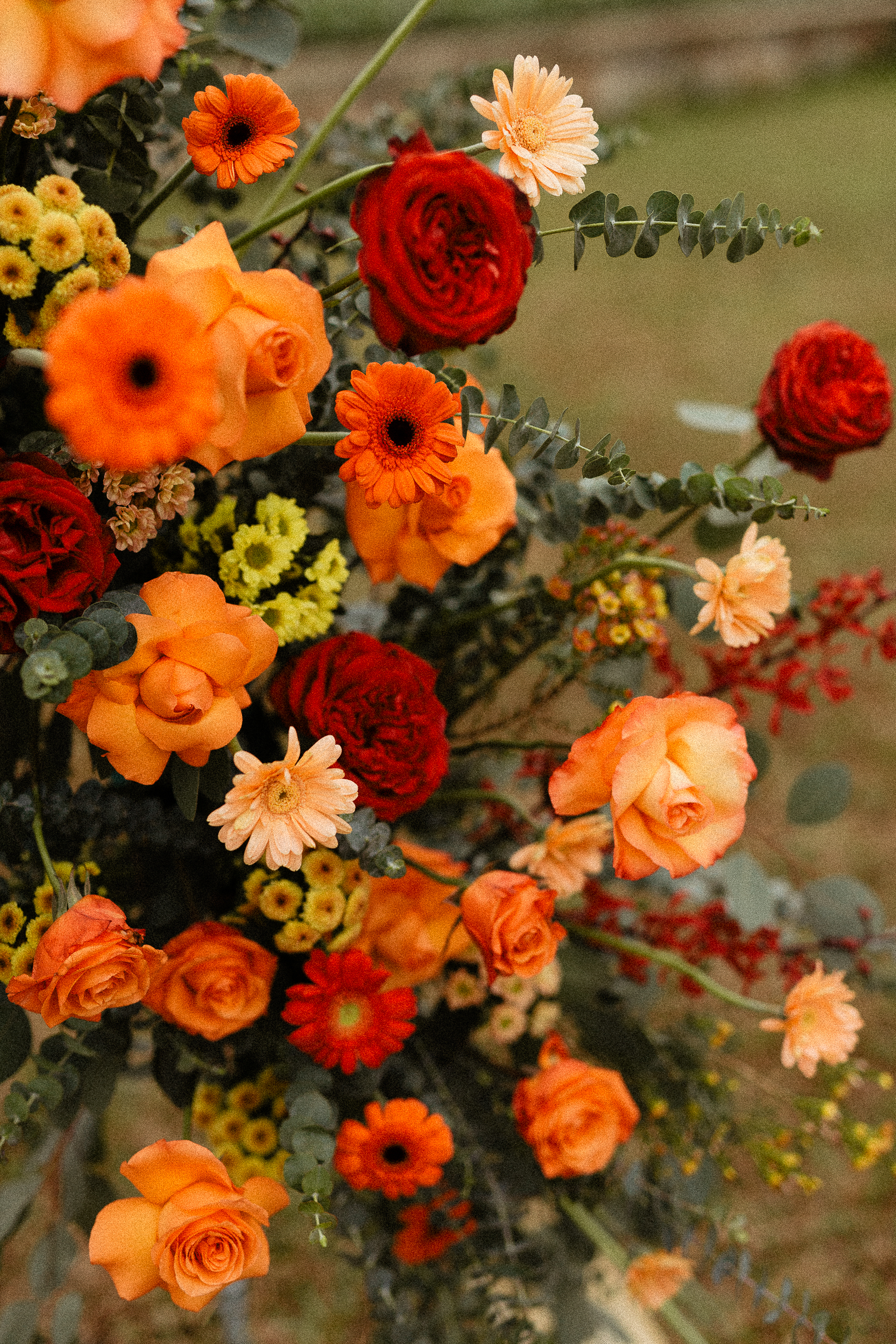 Flowers details Yen Tu wedding elopement vietnam