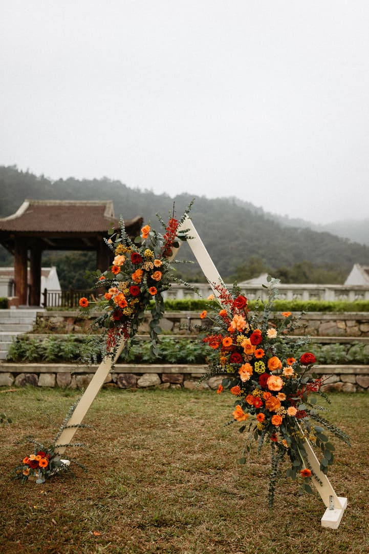Arche Decoration Legacy Yen Tu wedding elopement vietnam