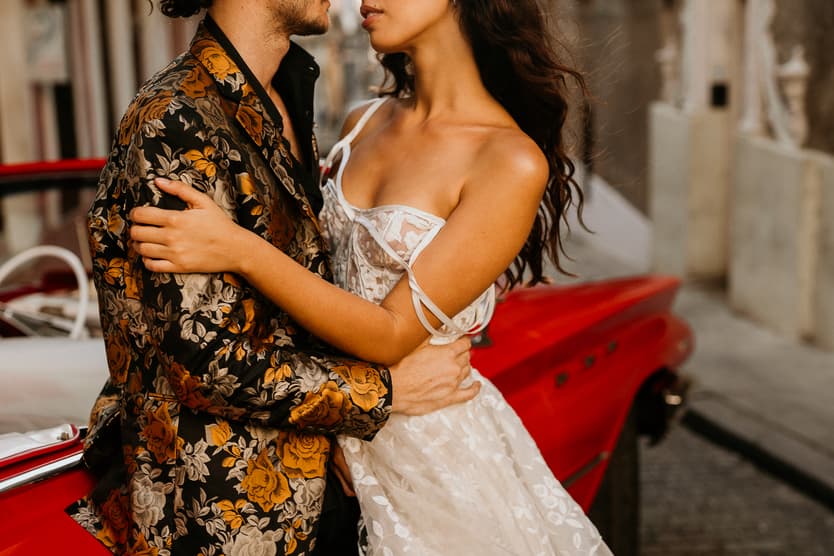 Havana Cuba wedding photographer vintage car