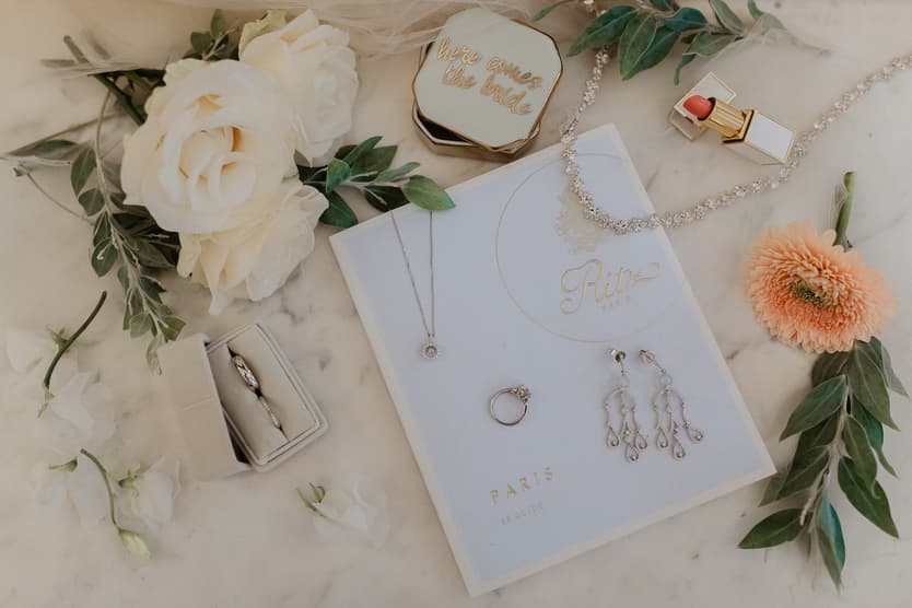 Stationery vows books and rings