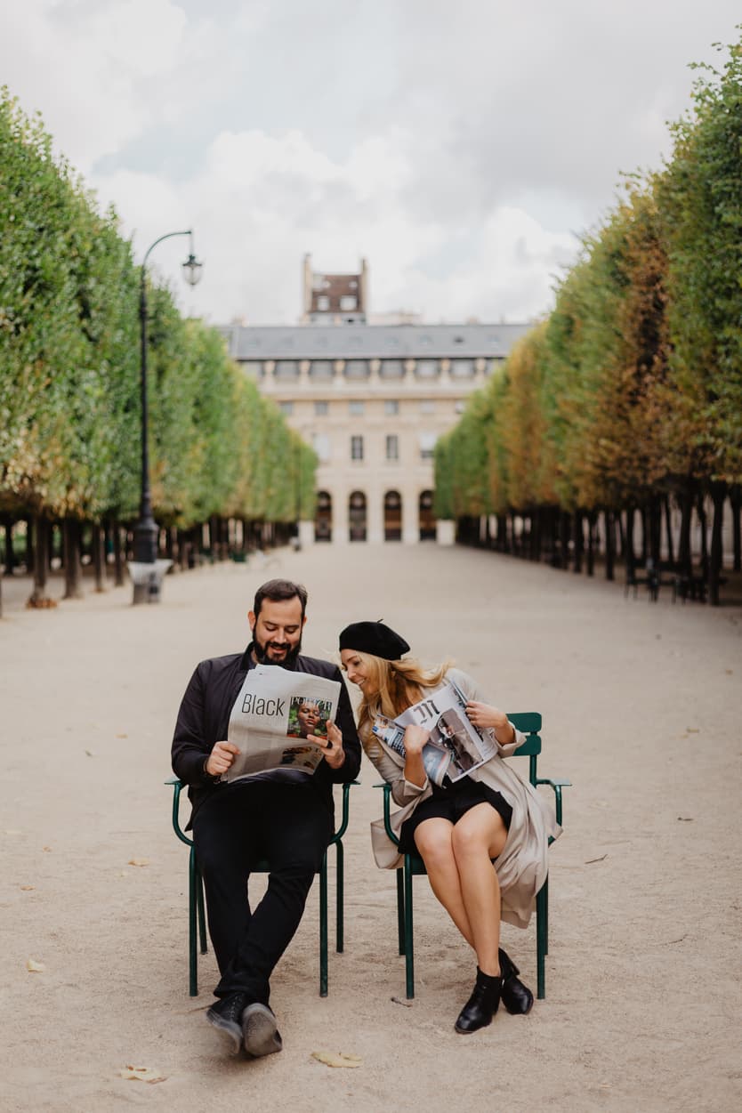 palais royal photo wedding couple