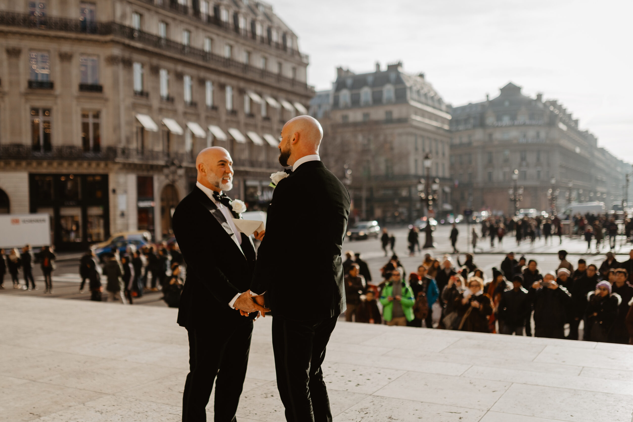 same sex gay elopement wedding photo