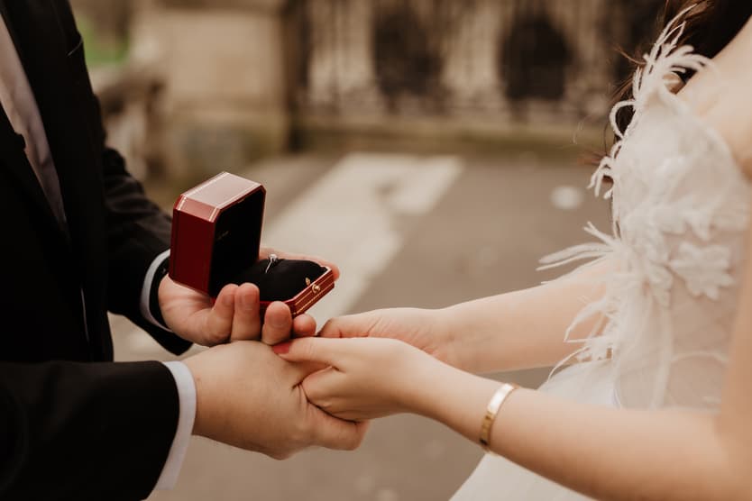 Paris elopement photographer Eiffel tower