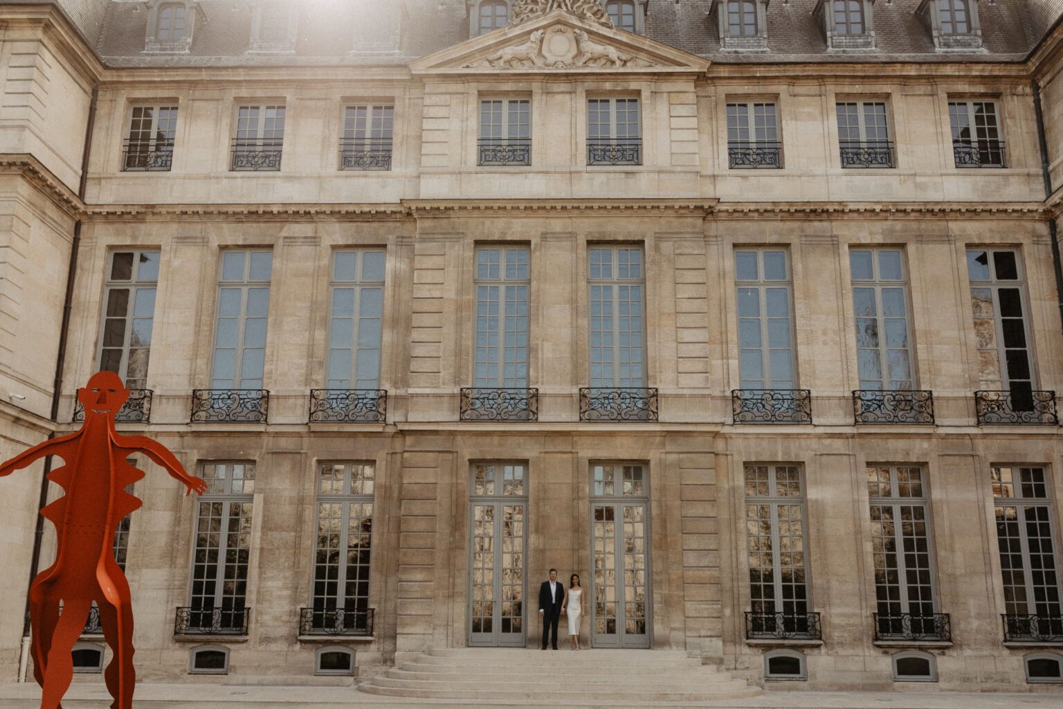Paris elopement photographer picasso museum