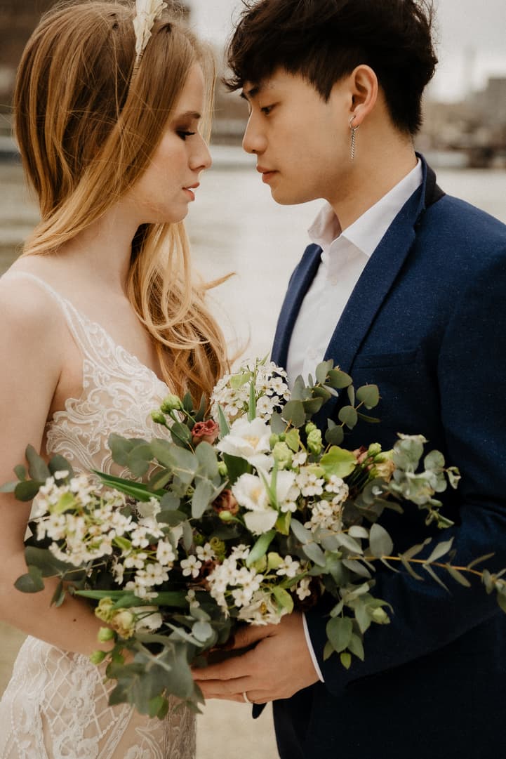 french asian interracial marriage wedding paris