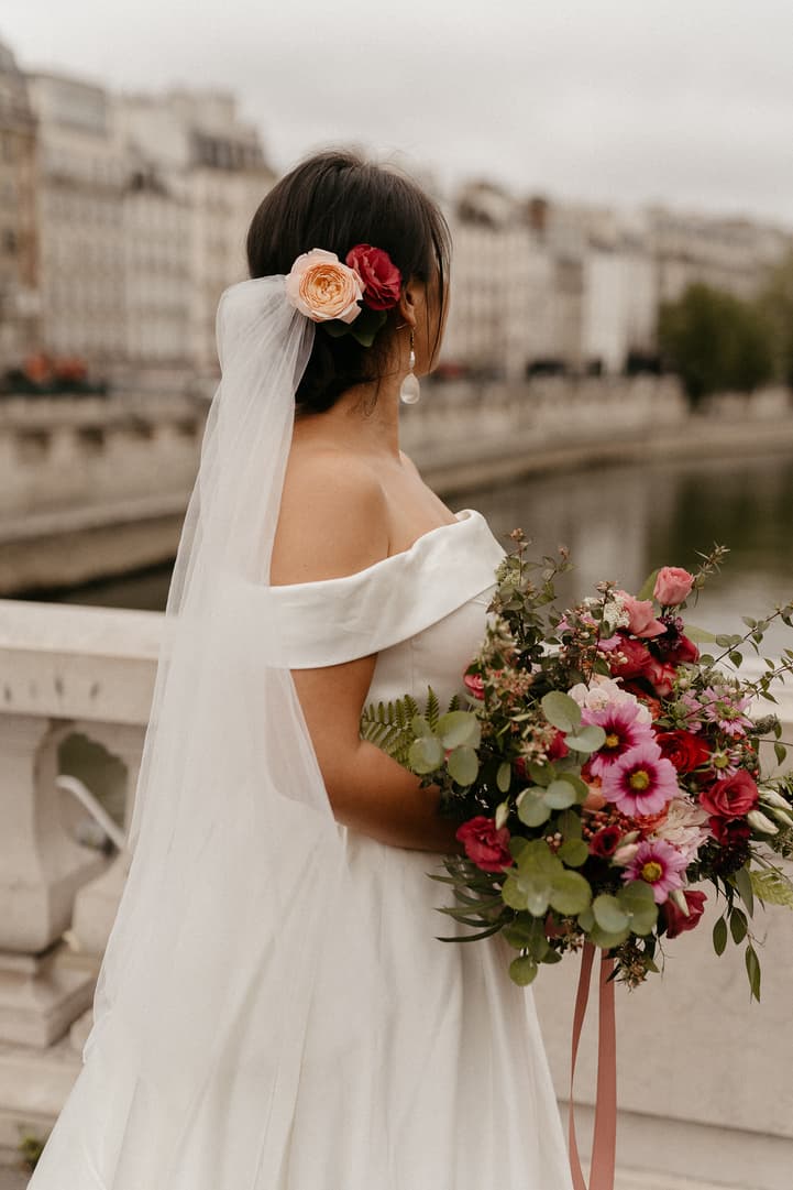 bride wedding paris