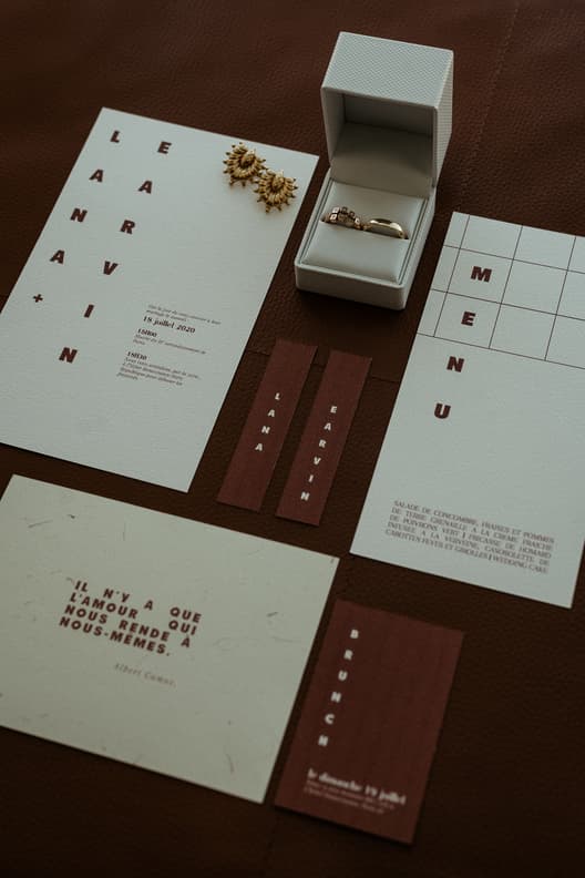 elopement stationery paris