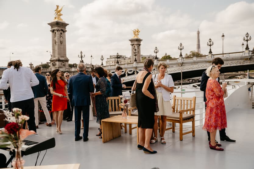 croisiere sur la seine belle mariage peniche