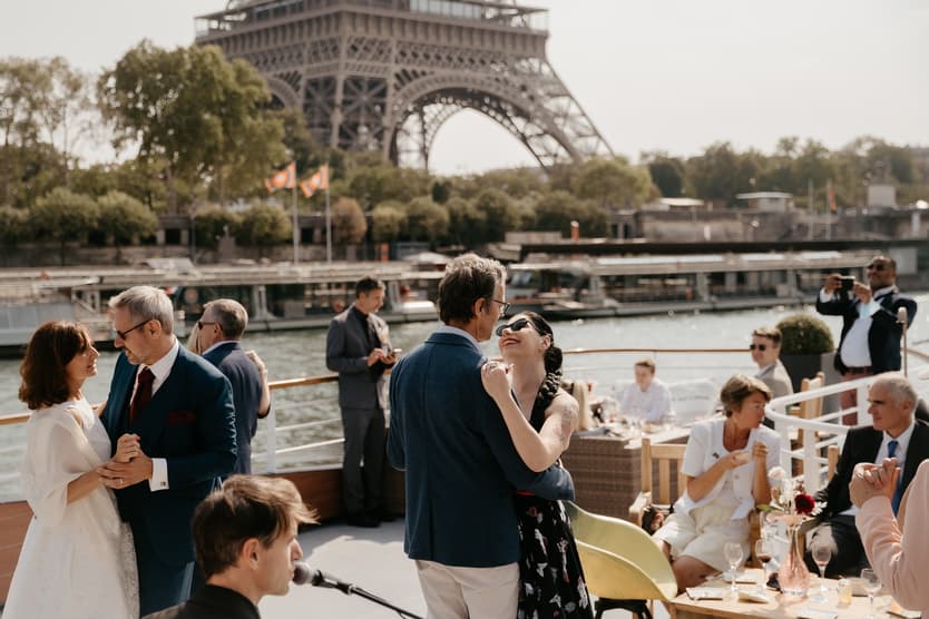 croisiere sur la seine belle mariage peniche danse
