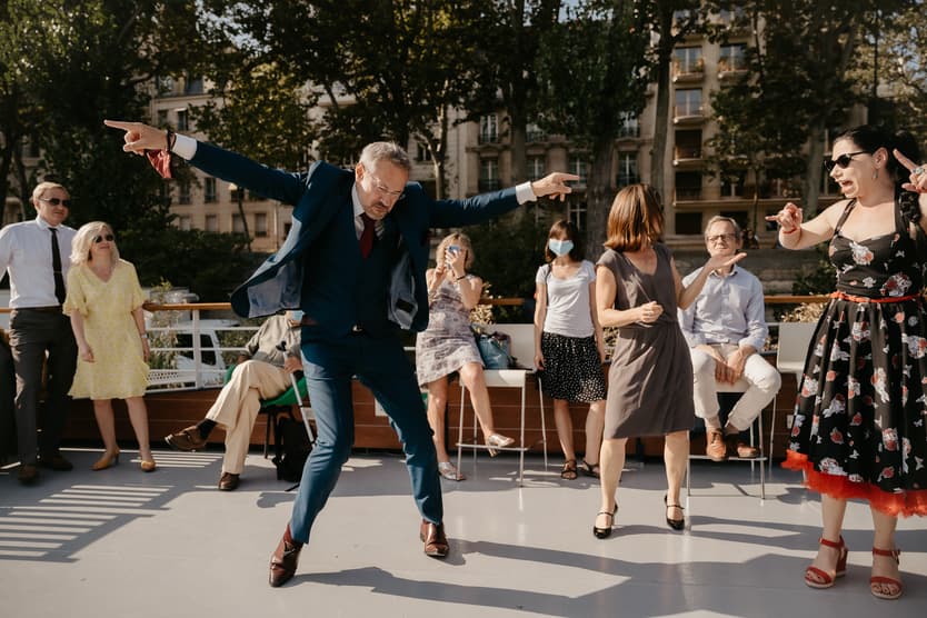 croisiere sur la seine belle mariage peniche danse