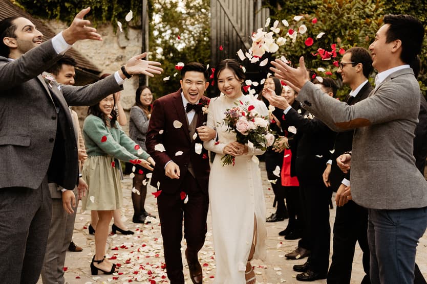 confettis wedding moment