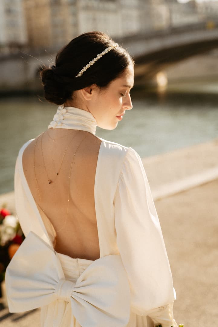 Bride inspiration Paris elopement
