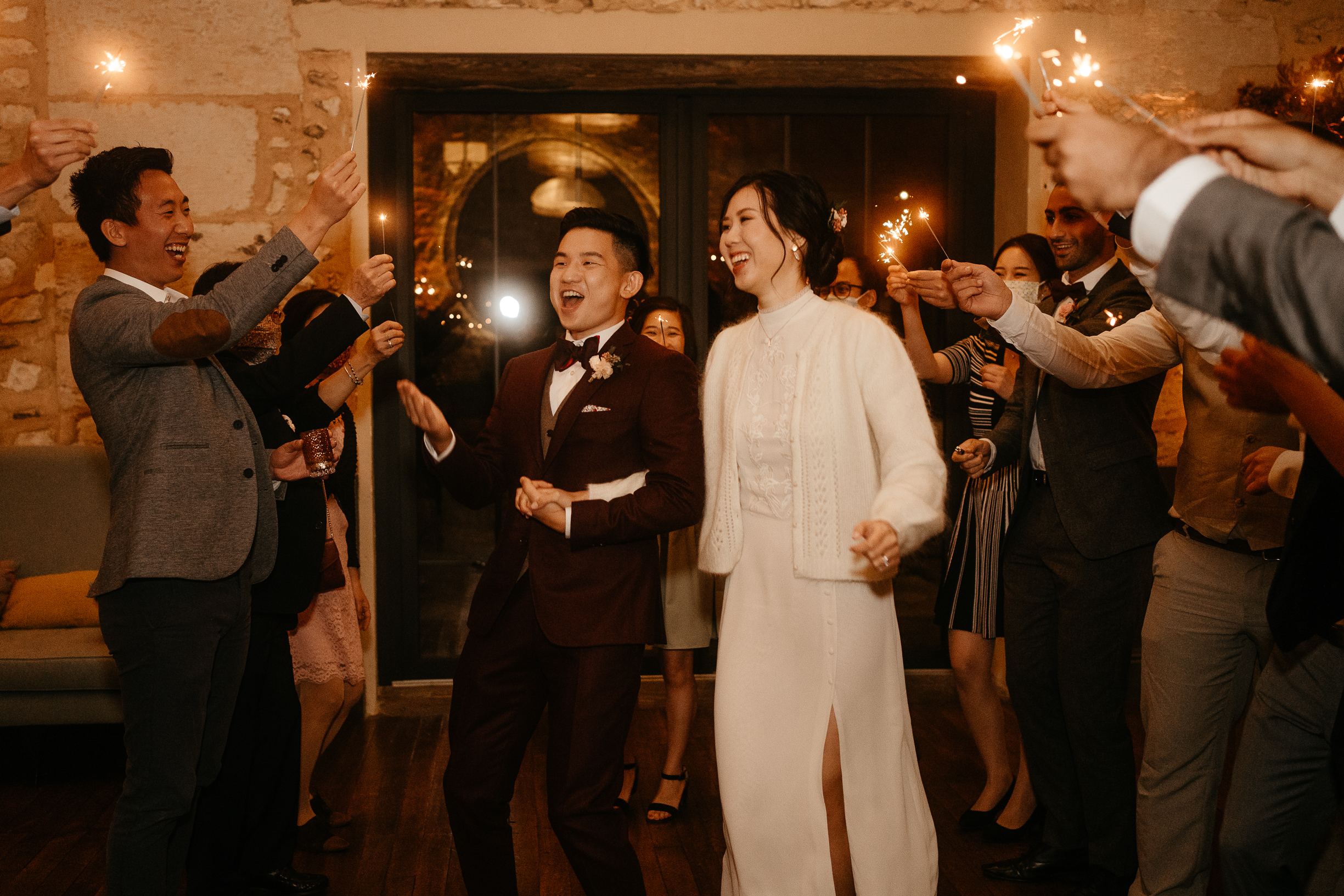 Wedding entrance paris photographer