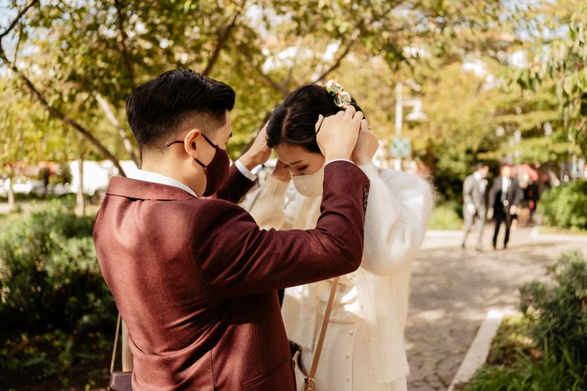 mariage civil en Covid