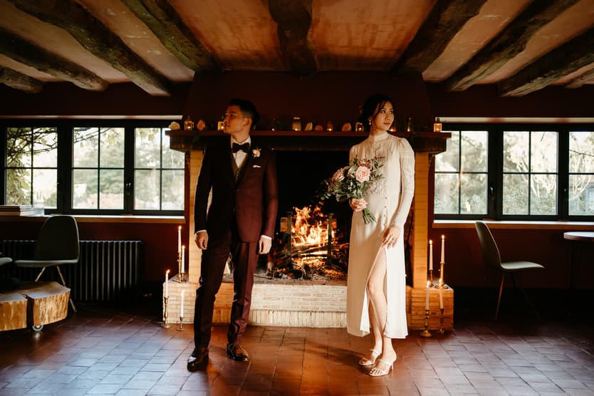 intimate wedding la Dime de Giverny