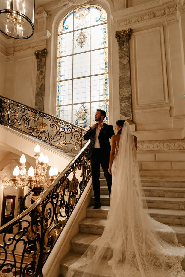 Destination wedding photographer Shangri la paris hotel