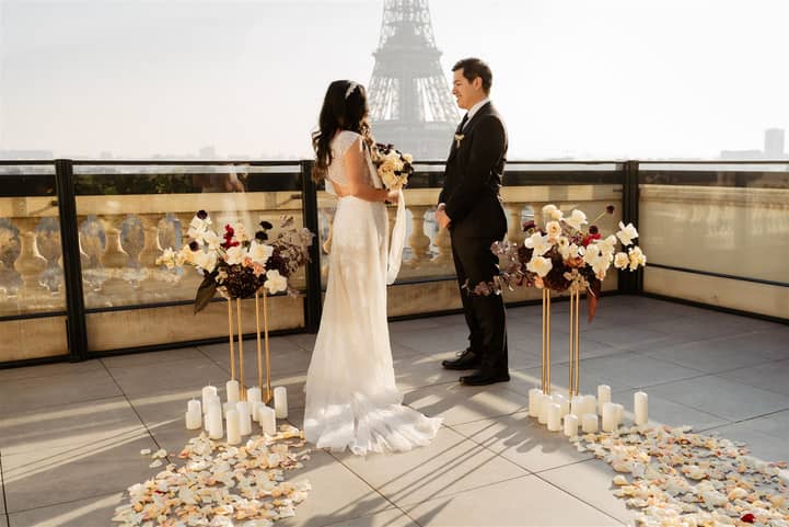 Wedding Ceremony at Shangri-La Paris Hotel