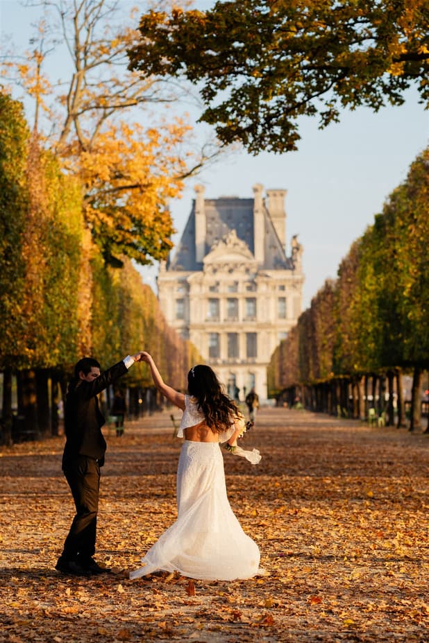 Tuilerie Gardens Wedding Shoot