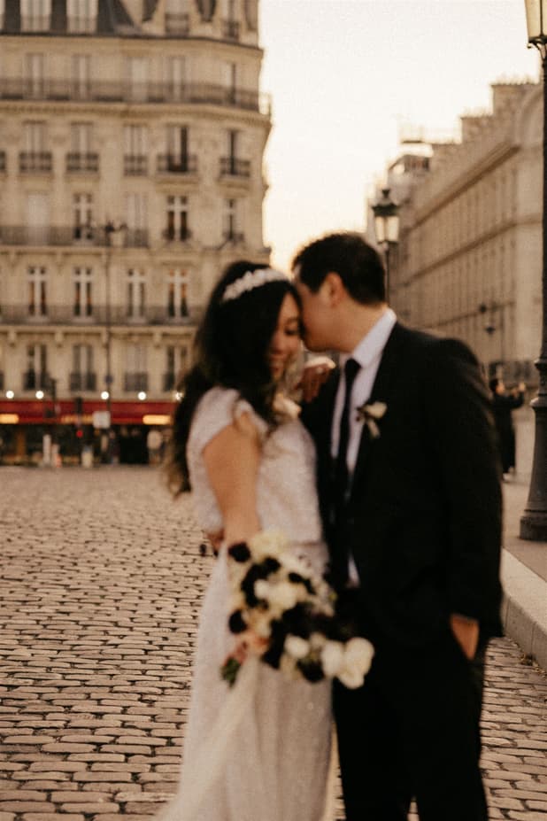Parisian Street Wedding Shoot