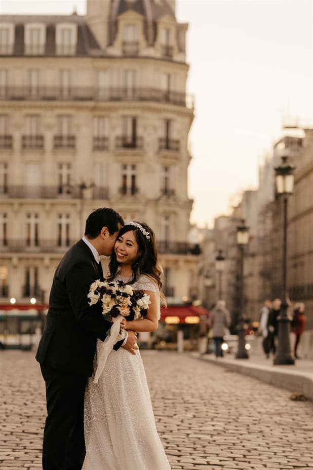Parisian Street Wedding Shoot