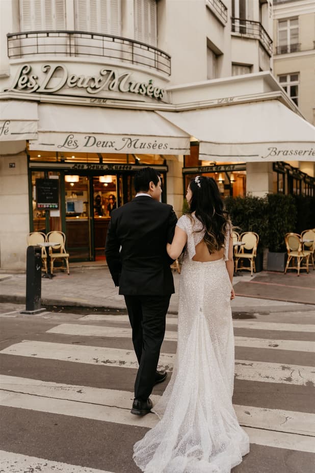 Parisian Street Wedding Shoot
