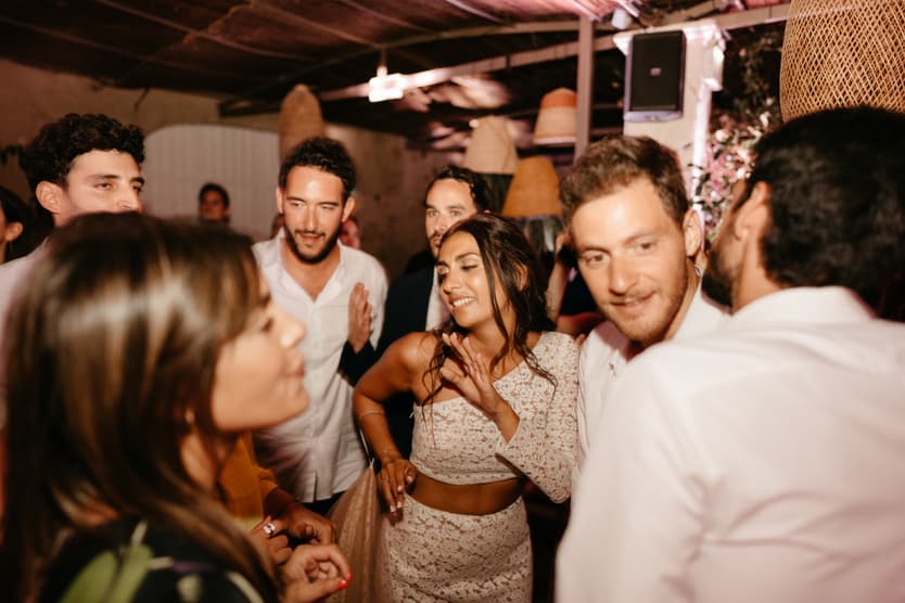 Wedding reception Saint Tropez dancing