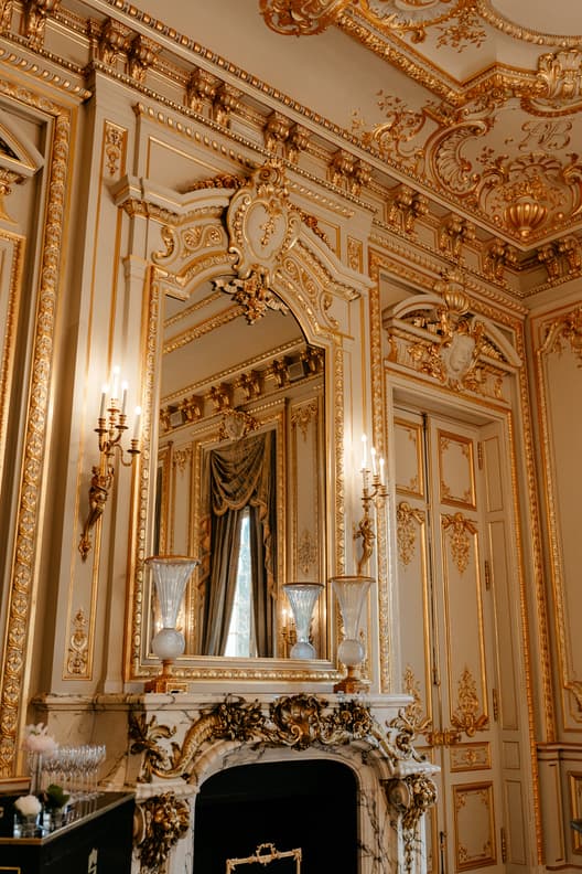 Shangri-La Hotel Paris Luxury Wedding Golden Ballroom