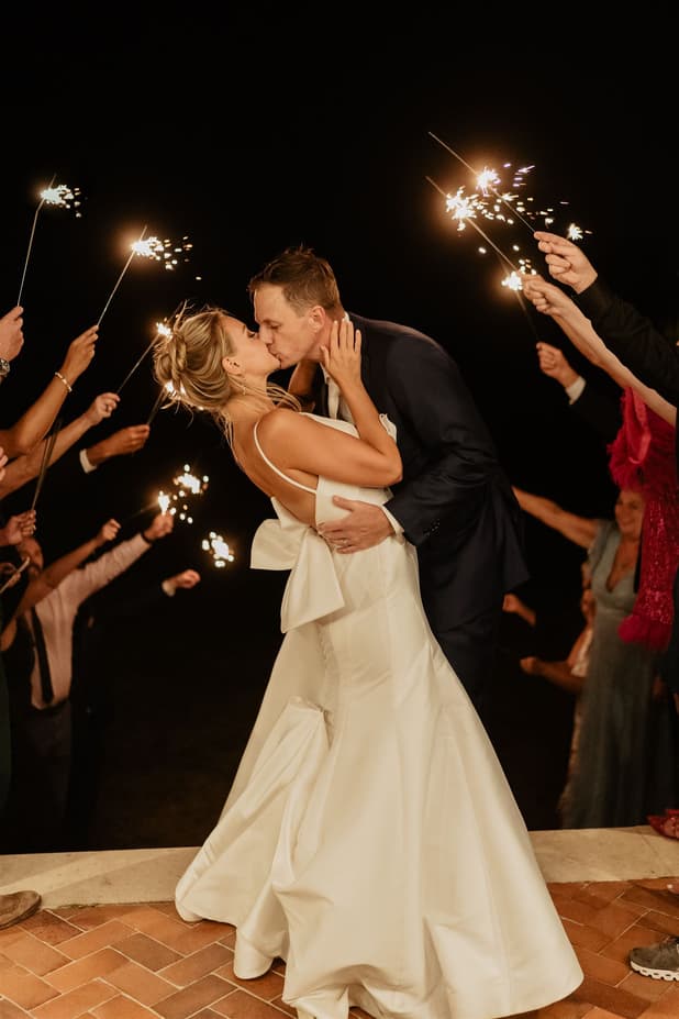 Wedding exit sparkler inspiration