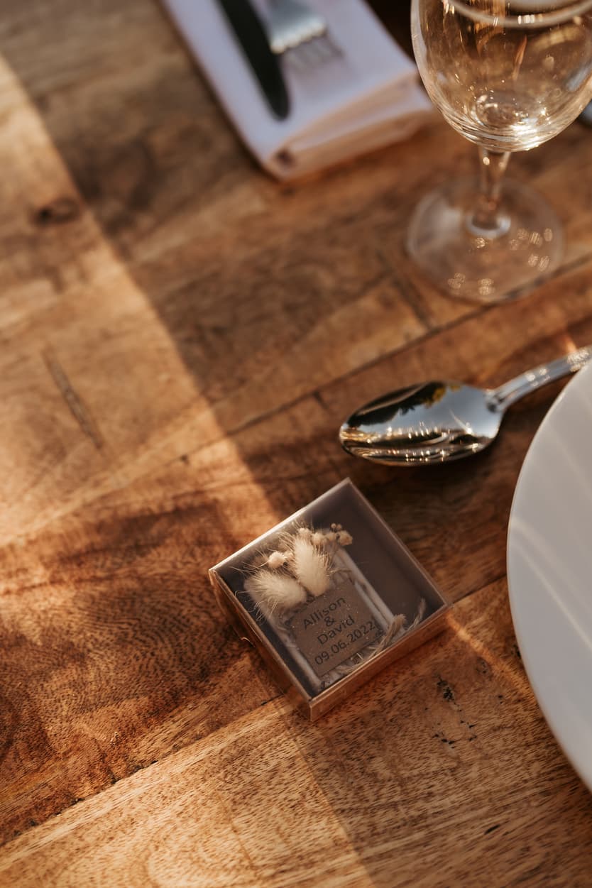 Rustic Bohemian inspired wedding dinner decoration saint tropez