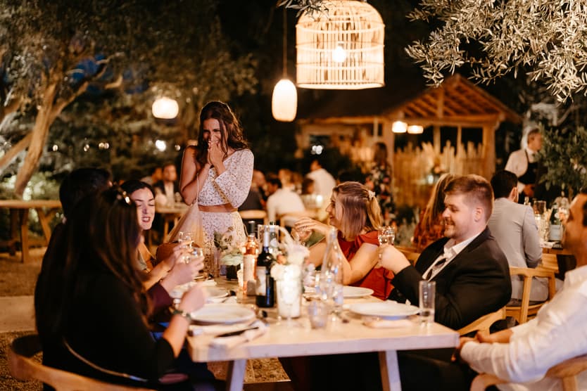 Wedding dinner reception Saint Tropez