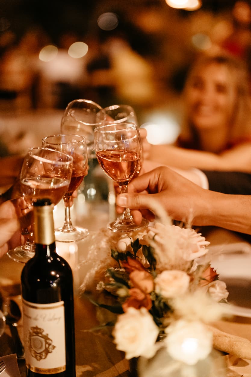 Wedding dinner reception Saint Tropez