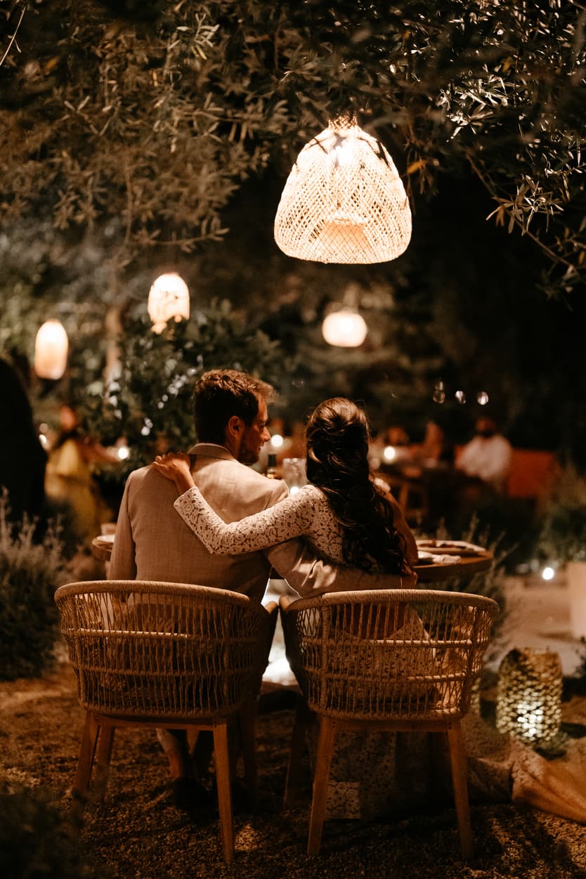 Wedding dinner reception Saint Tropez