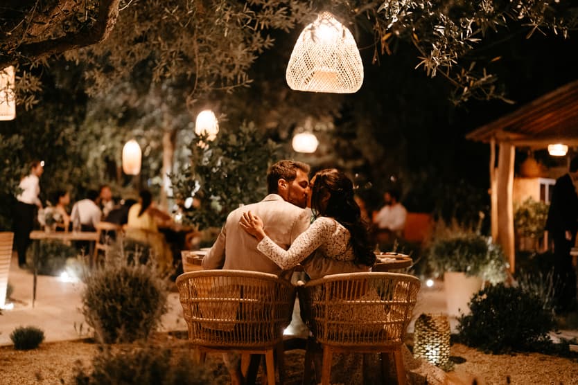 Wedding dinner reception Saint Tropez