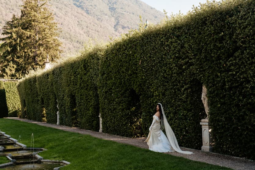 Villa Balbiano elopement wedding destination bridal Danielle Frankel Italy destination wedding photographer videographer