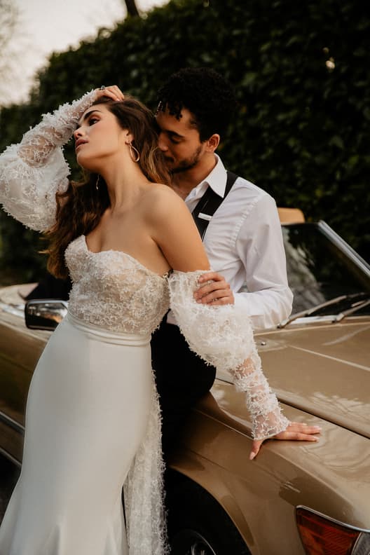 Paris Pre-wedding outfit inspiration Couture dress Rime Arodaky