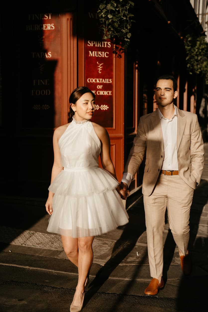 Paris Pre-wedding outfit inspiration short dress